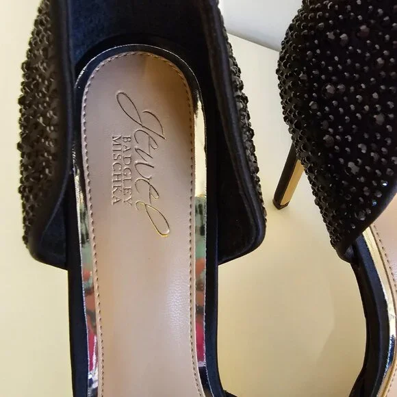 Jewel Badgley Mischka Grace Womens Heels Pumps Shoes, US size 11 - Picture 5 of 6